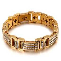Modische Titan-Herrenarmbänder Mit Diamanten