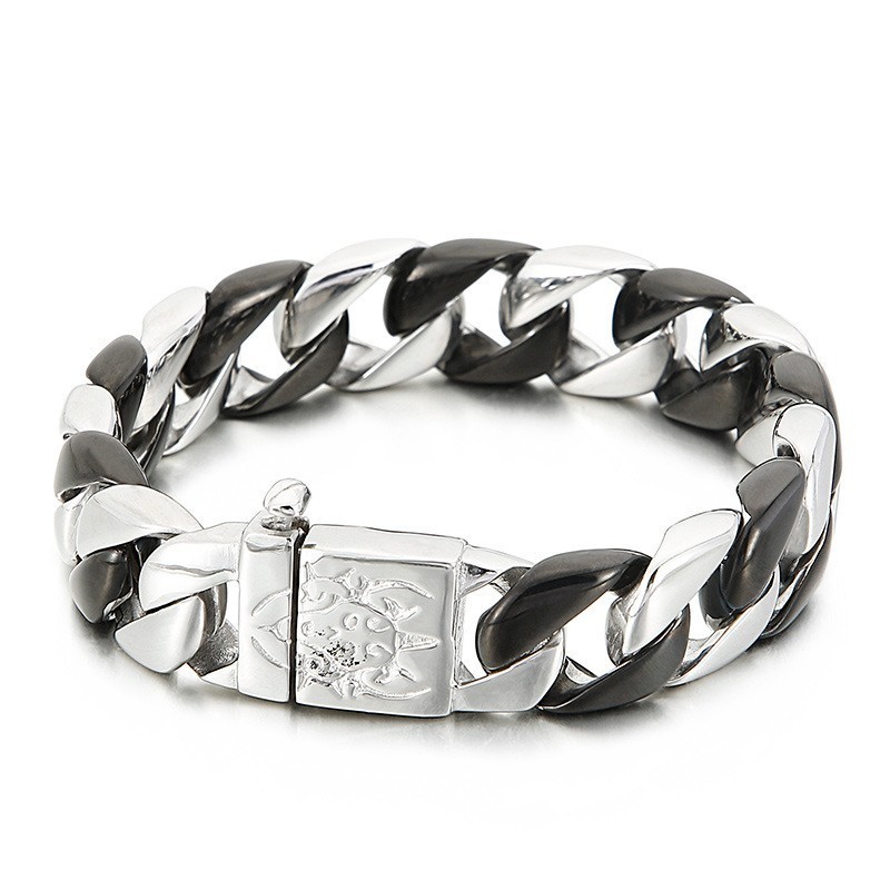 Schwarzes Titanarmband Für Männer Schwarzes Titanarmband Für Männer