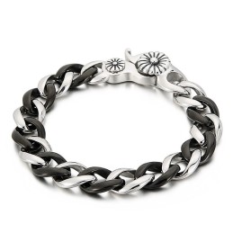 Schwarzes Titanarmband Für Männer