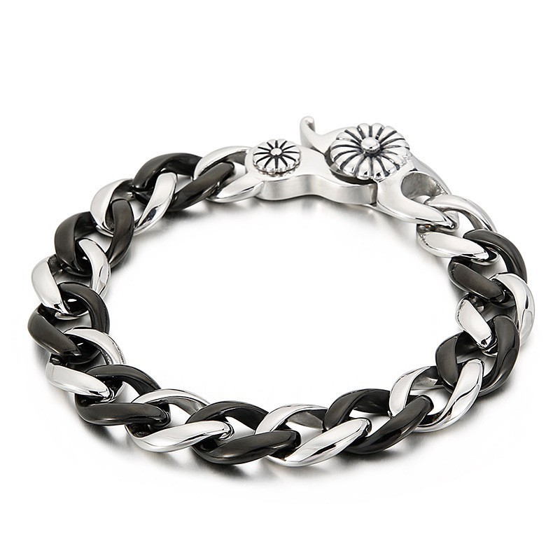Schwarzes Titanarmband Für Männer Schwarzes Titanarmband Für Männer