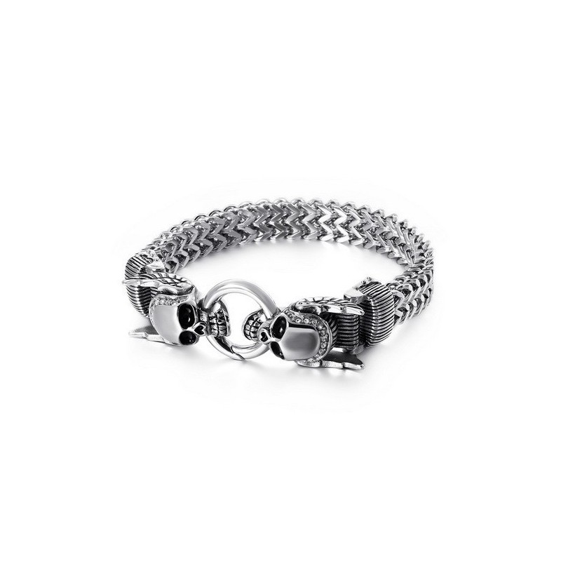 Schicke Herren-Diamant-Totenkopf-Armbänder Schicke Herren-Diamant-Totenkopf-Armbänder