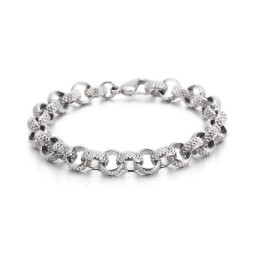 Ancient Chic Kreuz O-Förmiges Titan-Kettenarmband