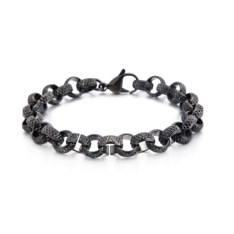 Ancient Chic Kreuz O-Förmiges Titan-Kettenarmband Ancient Chic Kreuz O-Förmiges Titan-Kettenarmband