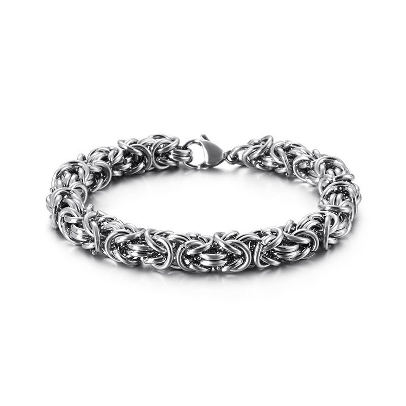 Schlaufengewebtes Titanarmband Schlaufengewebtes Titanarmband