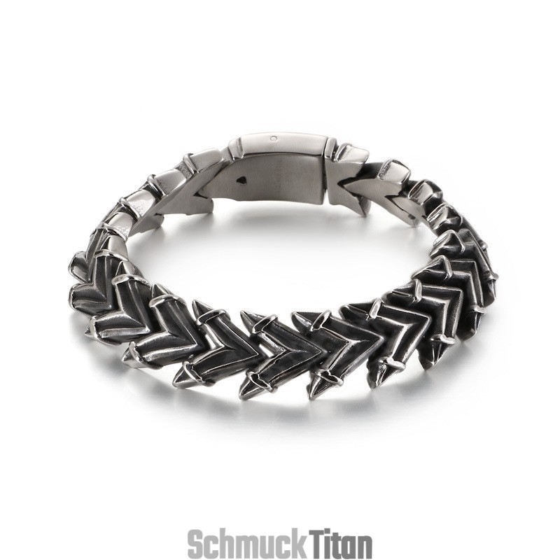 Cooles Übertrieben Schickes Titan-Herrenarmband