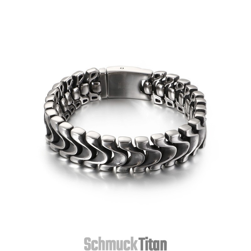 Cooles, Übertrieben Schickes Titanarmband Für Männer