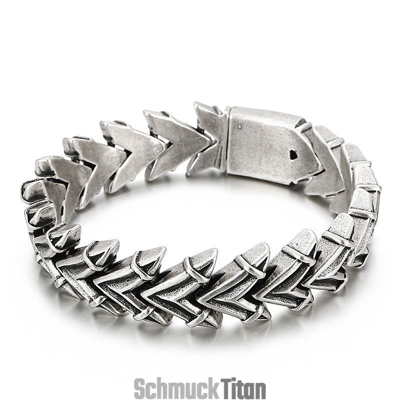 Cooles, Übertrieben Schickes Titanarmband Für Männer