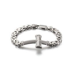 Günstiges Herren Titan Kreuz Armband