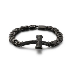 Günstiges Herren Titan Kreuz Armband