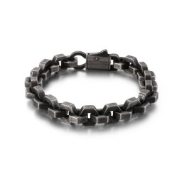 Geometrisches Herren-Modearmband Aus Titan