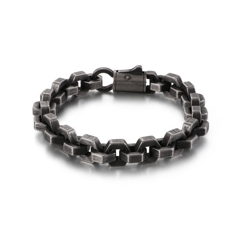 Geometrisches Herren-Modearmband Aus Titan Geometrisches Herren-Modearmband Aus Titan