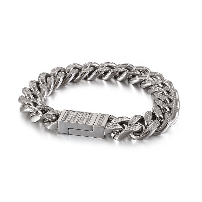 Titan Herren Hip-Hop Armbänder Mit Diamanten Titan Herren Hip-Hop Armbänder Mit Diamanten