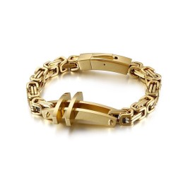 Neu Herren Titan Armbänder Klassische Kreuz Armbänder