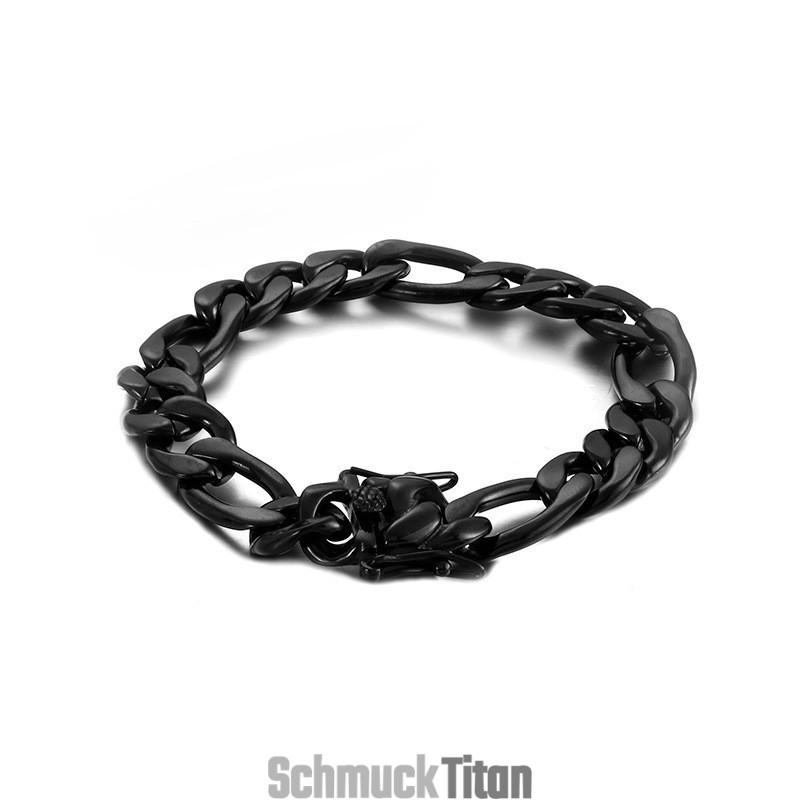 Modisches Schwarzes Titanarmband Für Männer