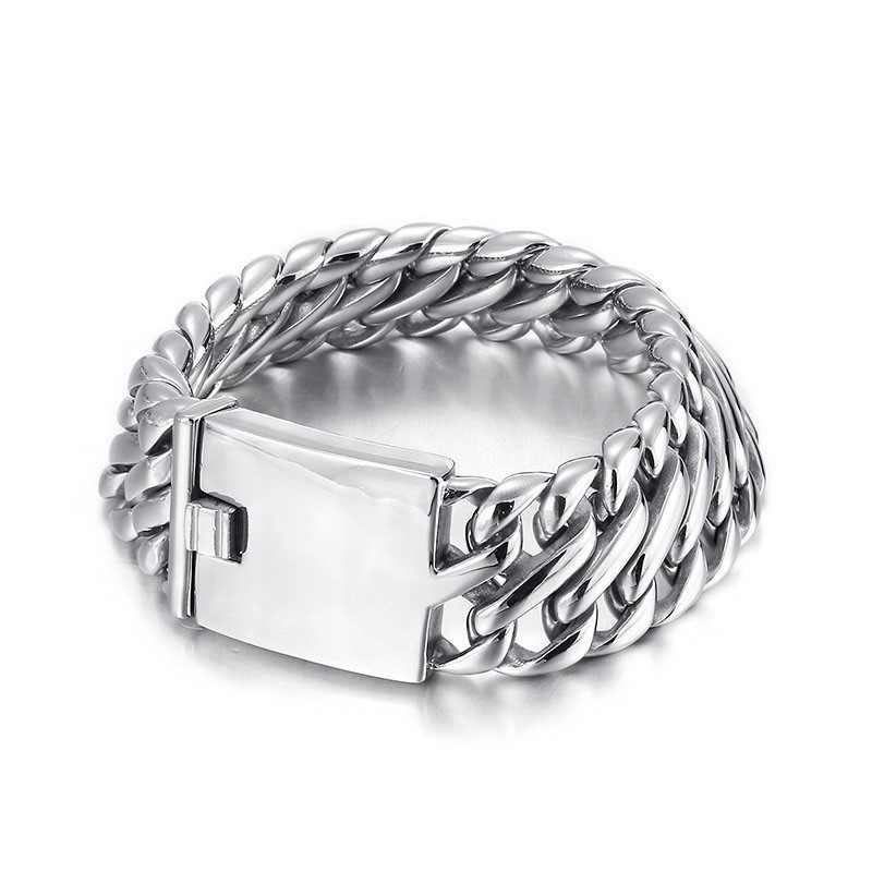 Hip Hop Rock Fashion Cooles Herren Titan Armband Hip Hop Rock Fashion Cooles Herren Titan Armband