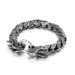 Retro Cool Double Tap Herren Titan Armband