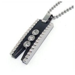 Modegeschenk Titan Diamant Halskette Anhänger
