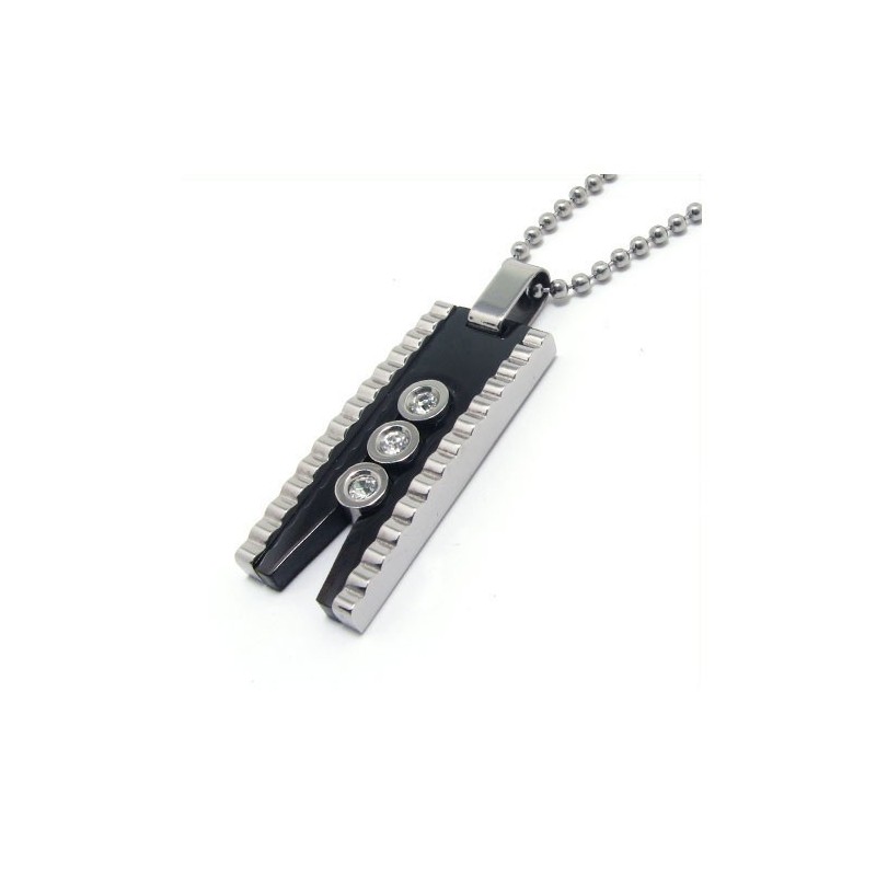 Modegeschenk Titan Diamant Halskette Anhänger Modegeschenk Titan Diamant Halskette Anhänger