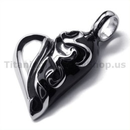 Anhänger „Love Heart“ Aus Reinem Titan – Inklusive Kette