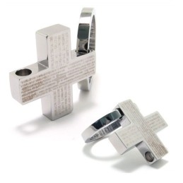 Mode Geschenk Bibel Kreuz Titan Halskette Anhänger