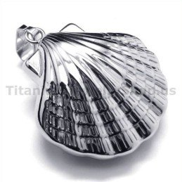 Titan-Anhänger Im Muscheldesign – Inklusive Kette