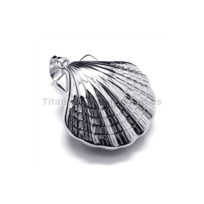 Titan-Anhänger Im Muscheldesign – Inklusive Kette Titan-Anhänger Im Muscheldesign – Inklusive Kette