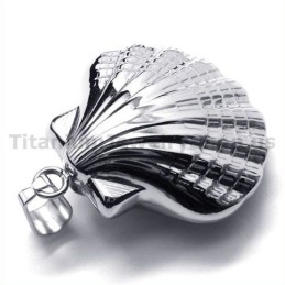 Titan-Anhänger Im Muscheldesign – Inklusive Kette