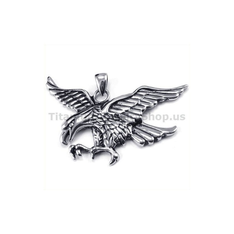 Titan-Adler-Anhänger – Kostenlose Kette Titan-Adler-Anhänger – Kostenlose Kette