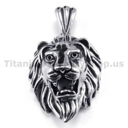 Titan Löwenkopf Anhänger - Kostenlose Kette