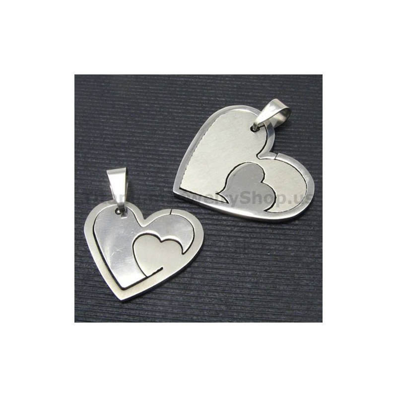 Passendes Set Sweetheart Titan Lovers Anhänger - Gratis Ketten Passendes Set Sweetheart Titan Lovers Anhänger - Gratis Ketten