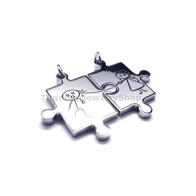 Puzzle Titan Liebhaber Anhänger-Gratis Ketten Puzzle Titan Liebhaber Anhänger-Gratis Ketten