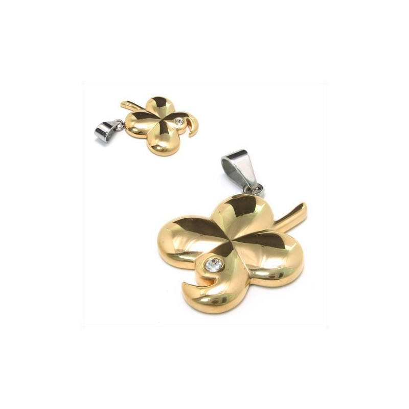 Mode Goldene Blume Geschenk Titan Halskette Anhänger Mode Goldene Blume Geschenk Titan Halskette Anhänger