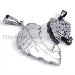 Love You Titan-Anhänger Für Liebhaber Mit Diamantfreien Ketten