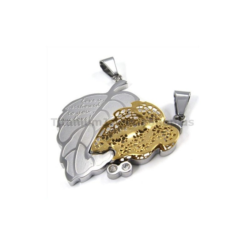 Love You Titan-Anhänger Für Liebhaber Mit Diamantfreien Ketten Love You Titan-Anhänger Für Liebhaber Mit Diamantfreien Ketten