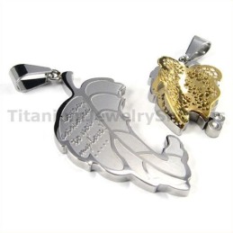 Love You Titan-Anhänger Für Liebhaber Mit Diamantfreien Ketten