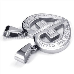 Love You Really Titan-Anhänger Für Liebhaber Mit Diamantfreien Ketten
