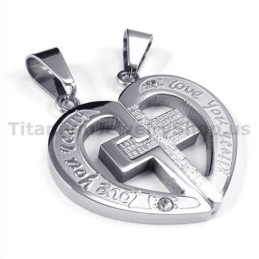 Love You Really Titan-Anhänger Für Liebhaber Mit Diamantfreien Ketten