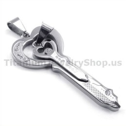 Love Titanium Lovers Schlüsselanhänger - Gratis Ketten