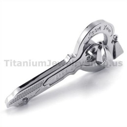 Love Titanium Lovers Schlüsselanhänger - Gratis Ketten