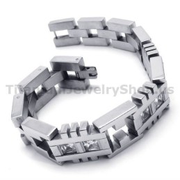 Herren Titan Armband Mit Diamanten
