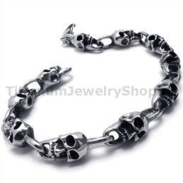 Herren Titan Totenkopf Armband
