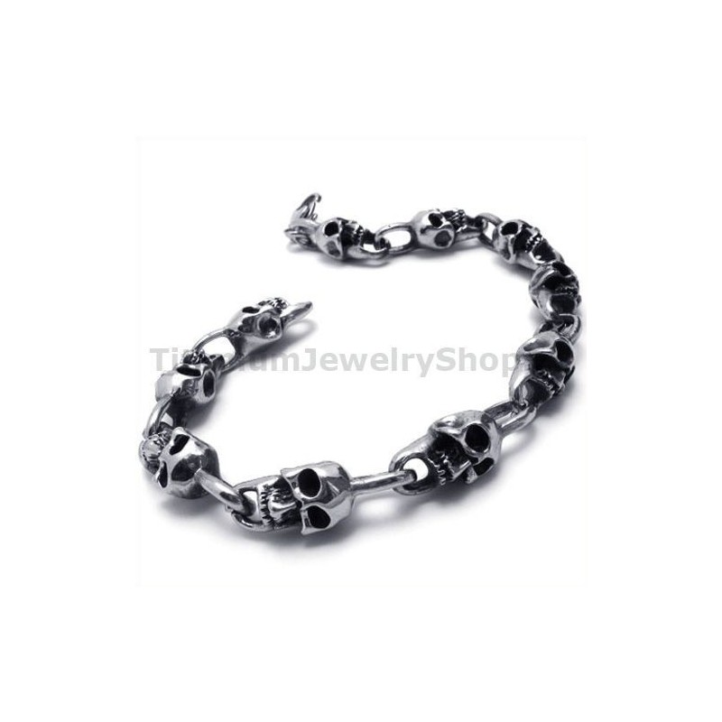Herren Titan Totenkopf Armband
