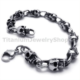 Herren Titan Totenkopf Armband