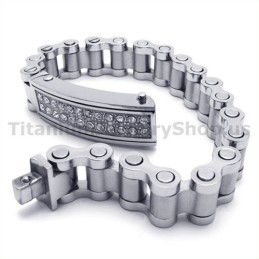 Herren Titan Armband Mit Diamanten