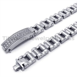Herren Titan Armband Mit Diamanten