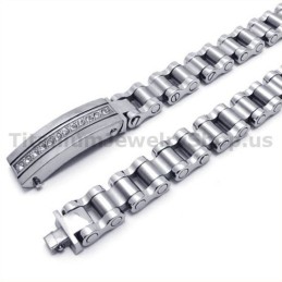 Herren Titan Armband Mit Diamanten