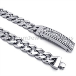 Herren Titan Armband Mit Diamanten