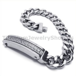 Herren Titan Armband Mit Diamanten