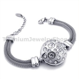 Damen Titan Armband Mit Diamanten