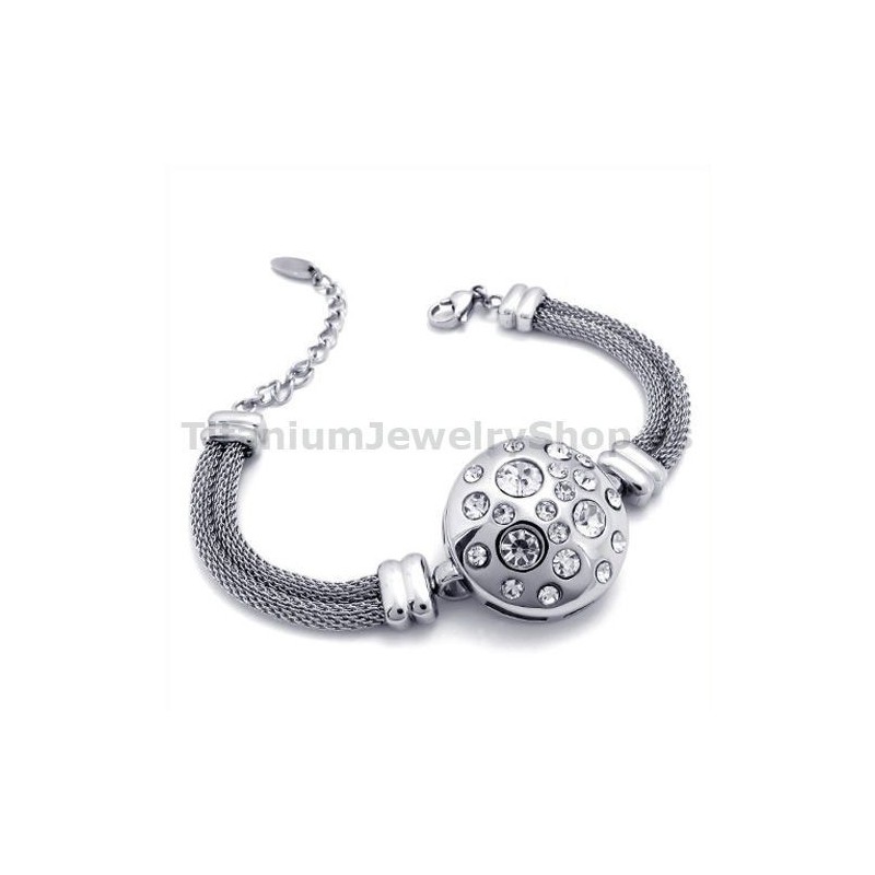 Damen Titan Armband Mit Diamanten Damen Titan Armband Mit Diamanten